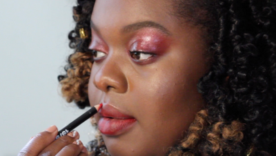 Glossy Red Eyes and Lips with Anaïsol Opoku