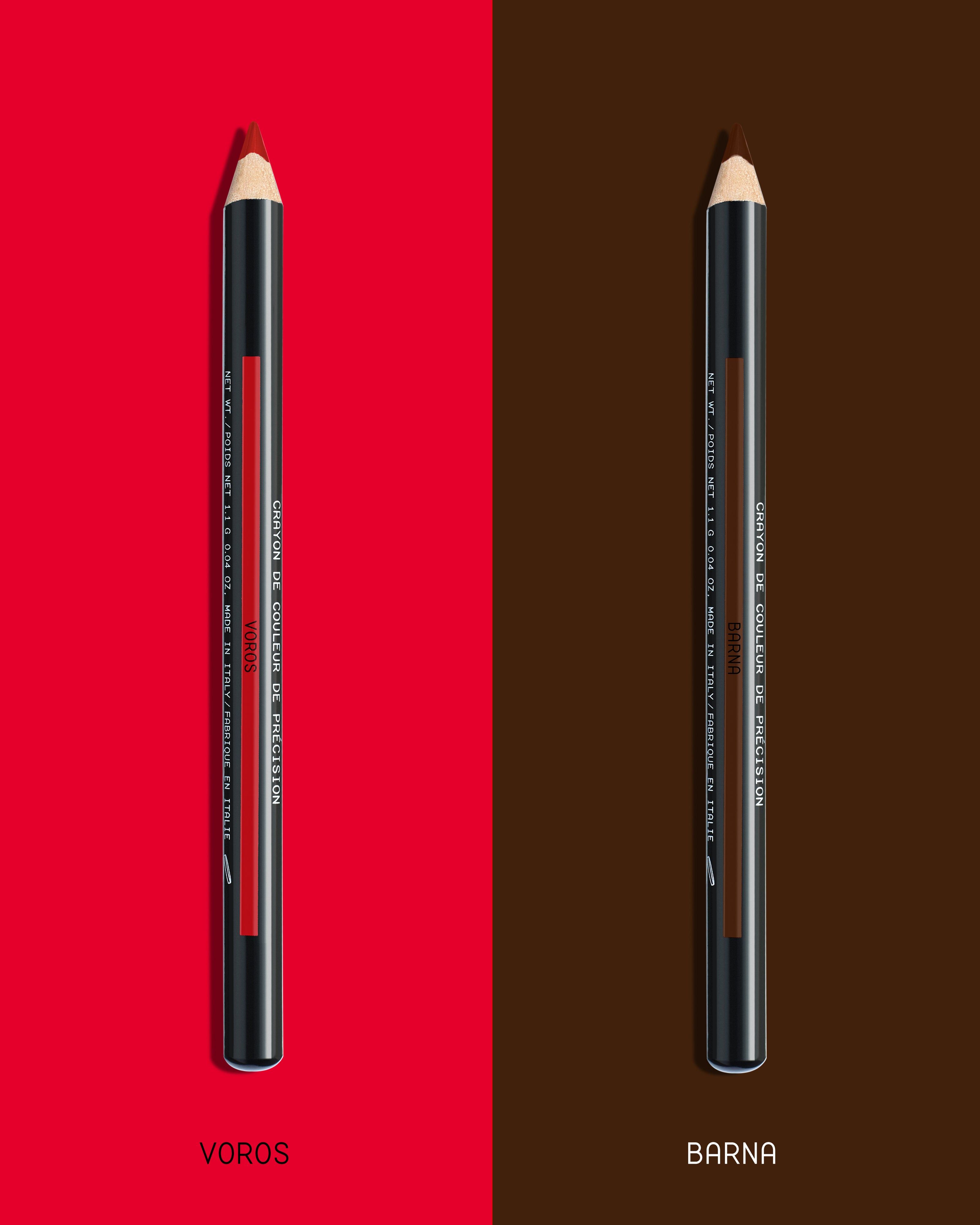 VOROS Precision Colour Pencil, BARNA Precision Colour Pencil, blush, lipliner, eyeliner, eyeshadow, red lipstick, smokey eye, clean beauty, inclusive beauty