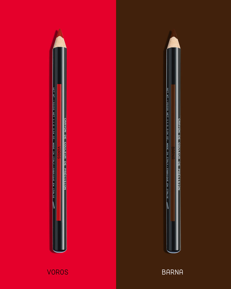 VOROS Precision Colour Pencil, BARNA Precision Colour Pencil, blush, lipliner, eyeliner, eyeshadow, red lipstick, smokey eye, clean beauty, inclusive beauty